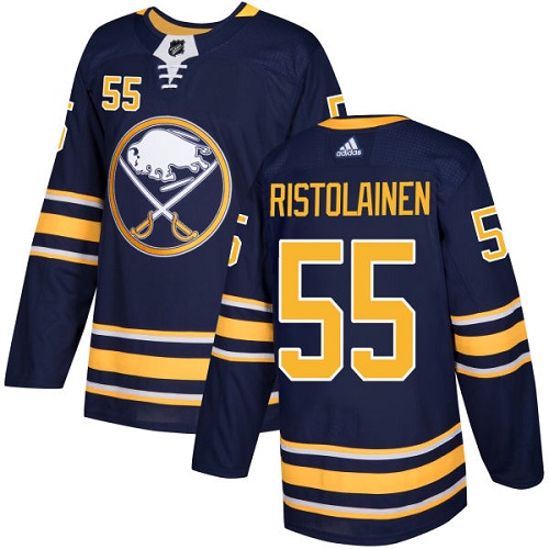 Adidas Buffalo Sabres 55 Rasmus Ristolainen Navy Blue Home Authentic Youth Stitched NHL Jersey